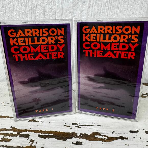 Garrison Keillor's Comedy Theater Vintage Cassette Tape Set of 2 1994-1996 Vtg - Picture 4 of 8
